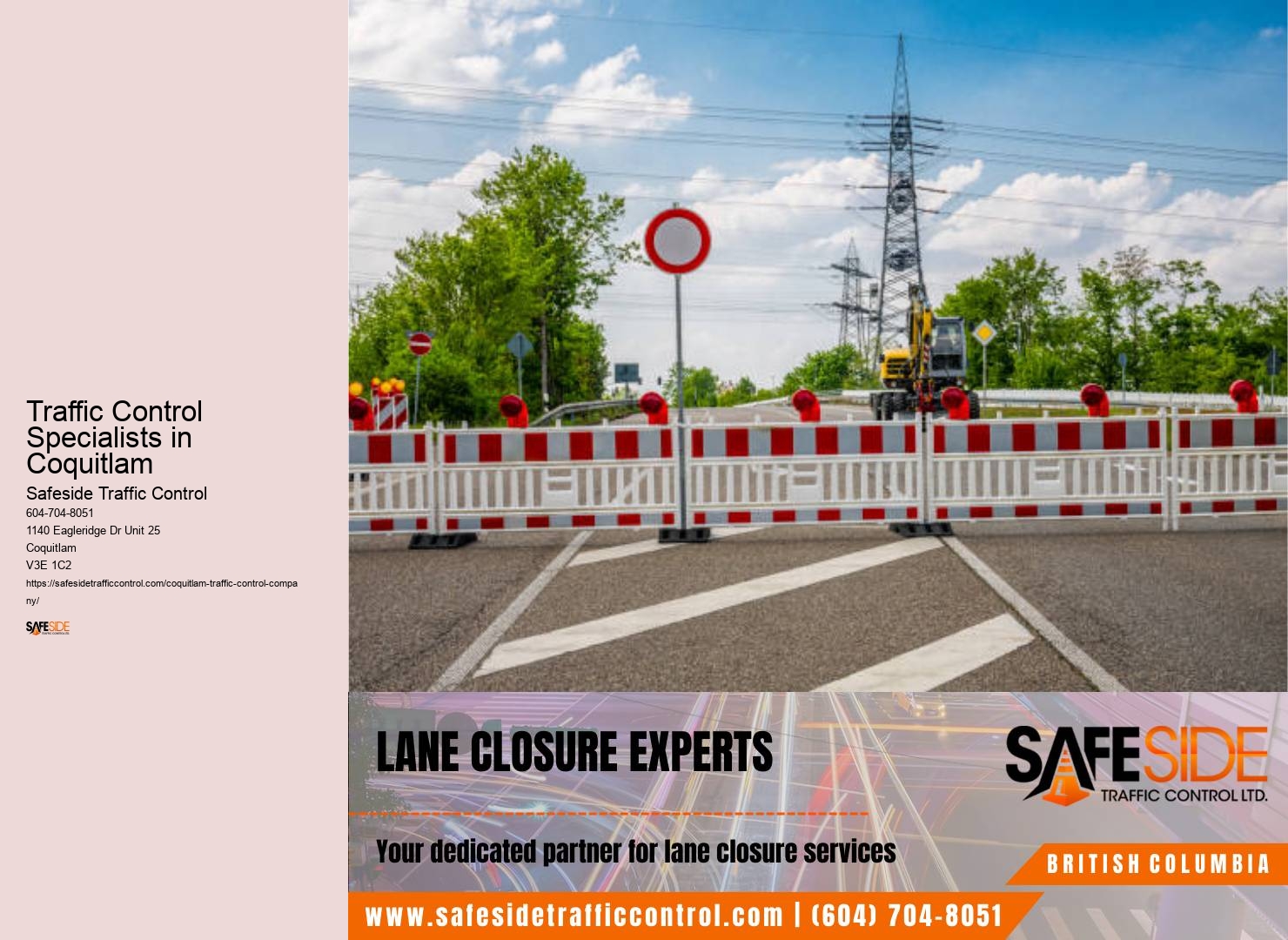Traffic Control Specialists in Coquitlam traffic control budget planning