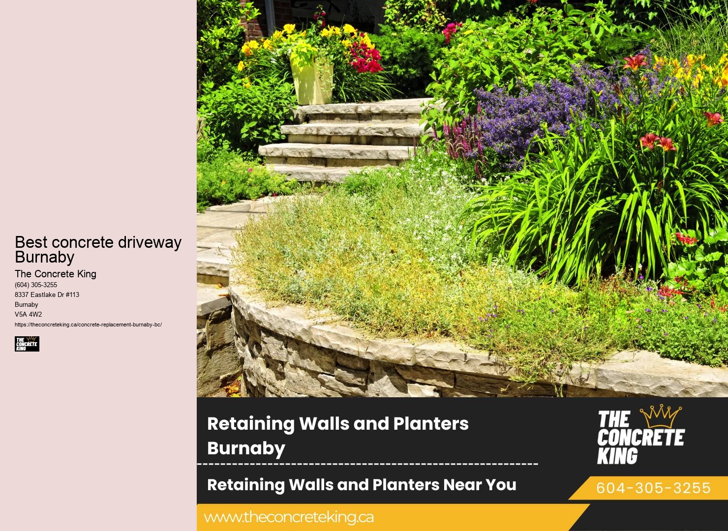 Best concrete driveway repair Best concrete driveway Burnaby