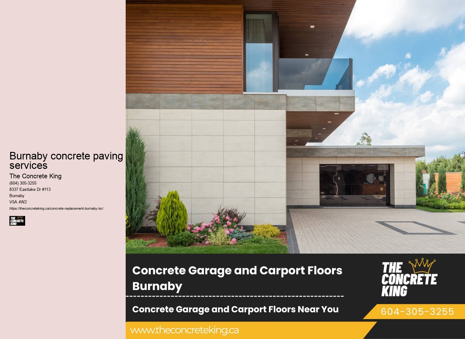 Burnaby concrete paving services Driveway Concrete Crack Repair