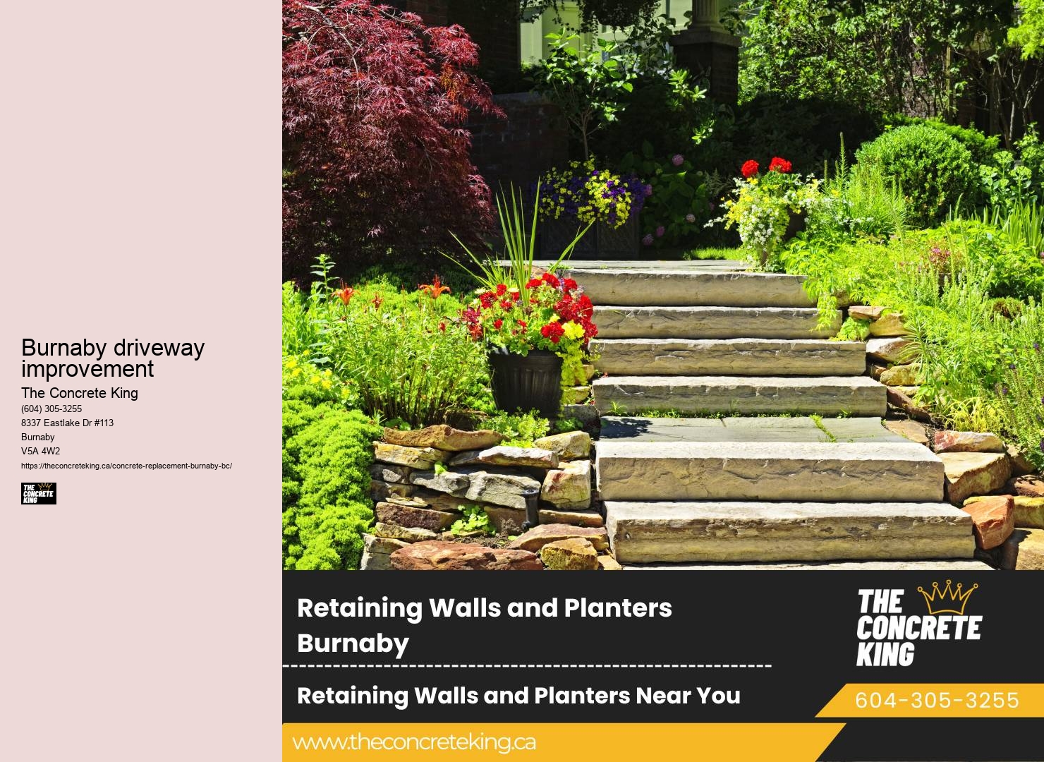 Concrete Driveway Repair Reviews Burnaby driveway improvement