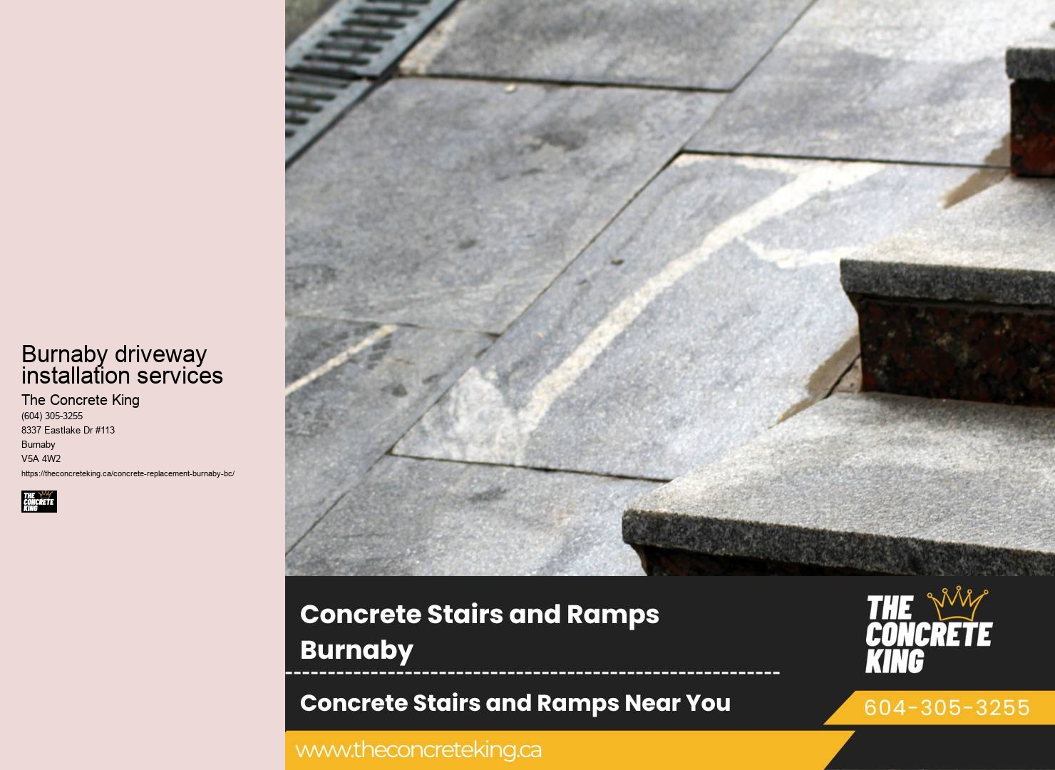 Driveway Planning Services Burnaby driveway installation services