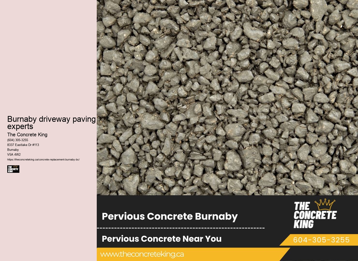 Best Driveway Concrete Repair Burnaby driveway paving experts