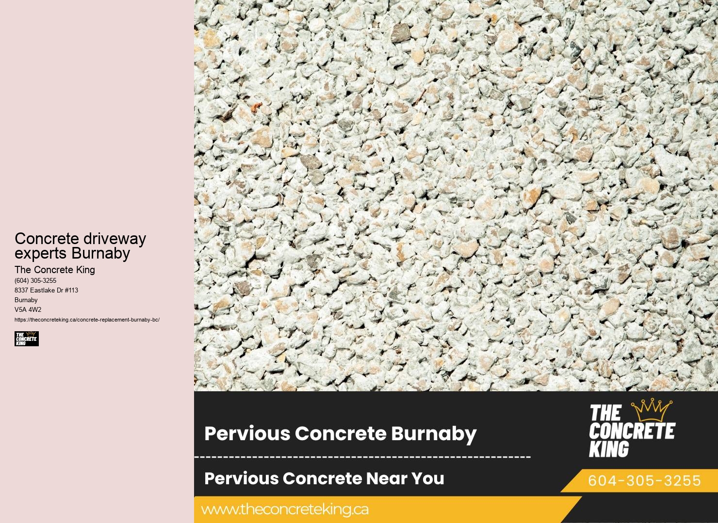 Residential driveway replacement Concrete driveway experts Burnaby