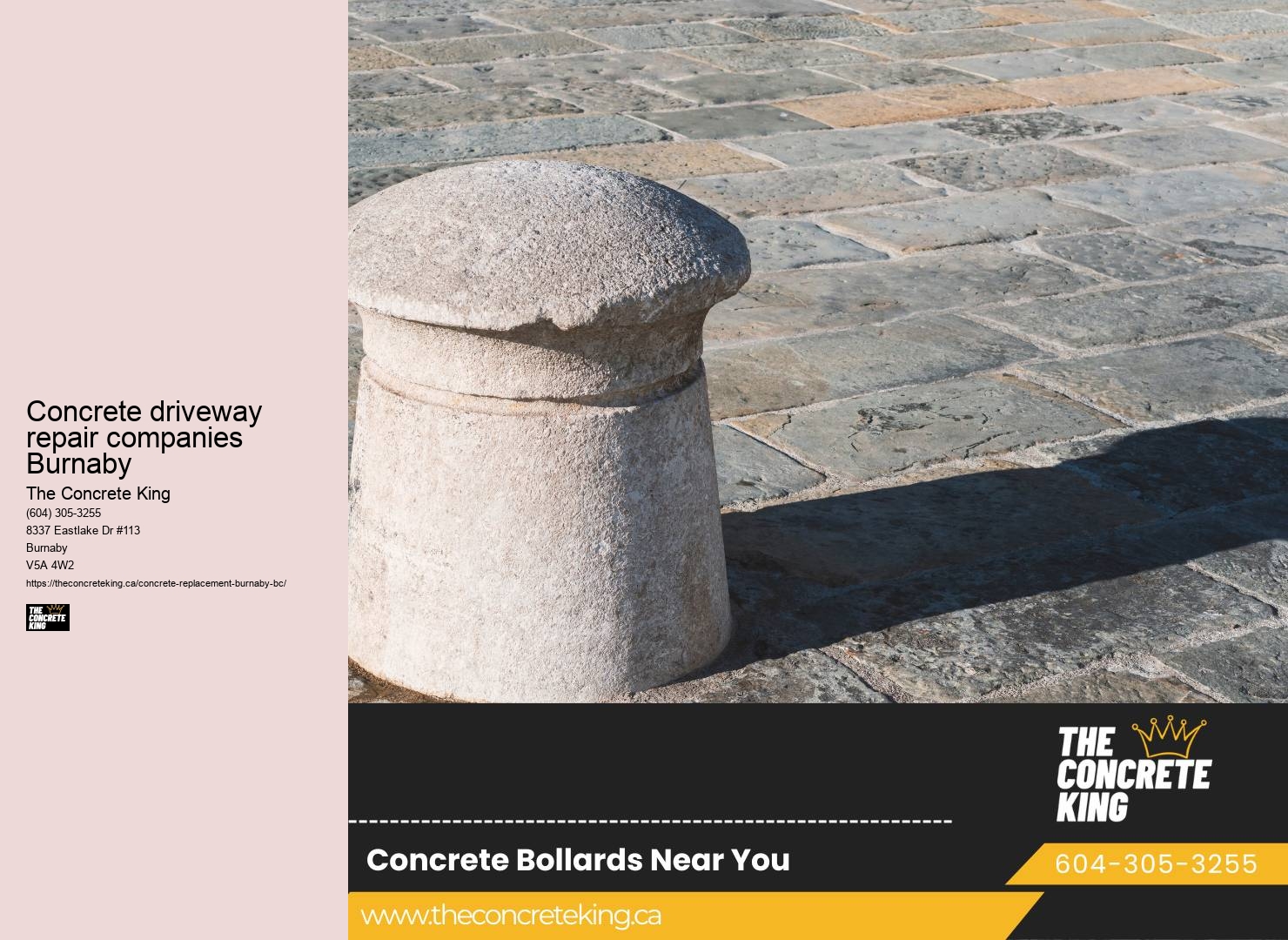Concrete driveway repair companies Burnaby Driveway Concrete Installation Contractors
