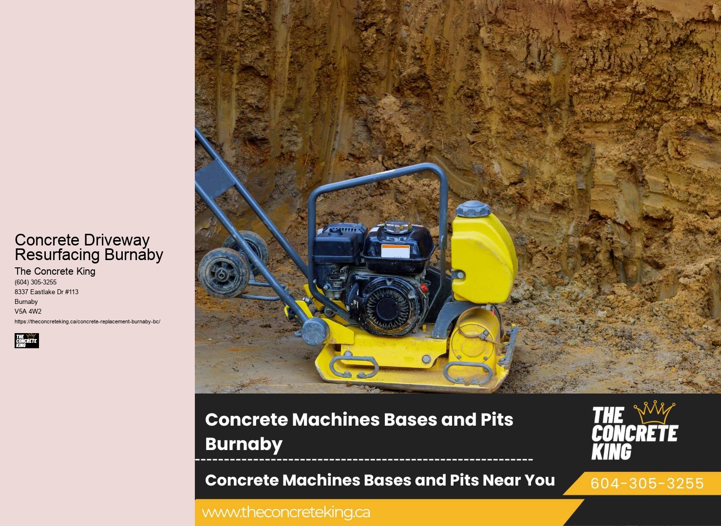 Concrete driveway installation services Concrete Driveway Resurfacing Burnaby