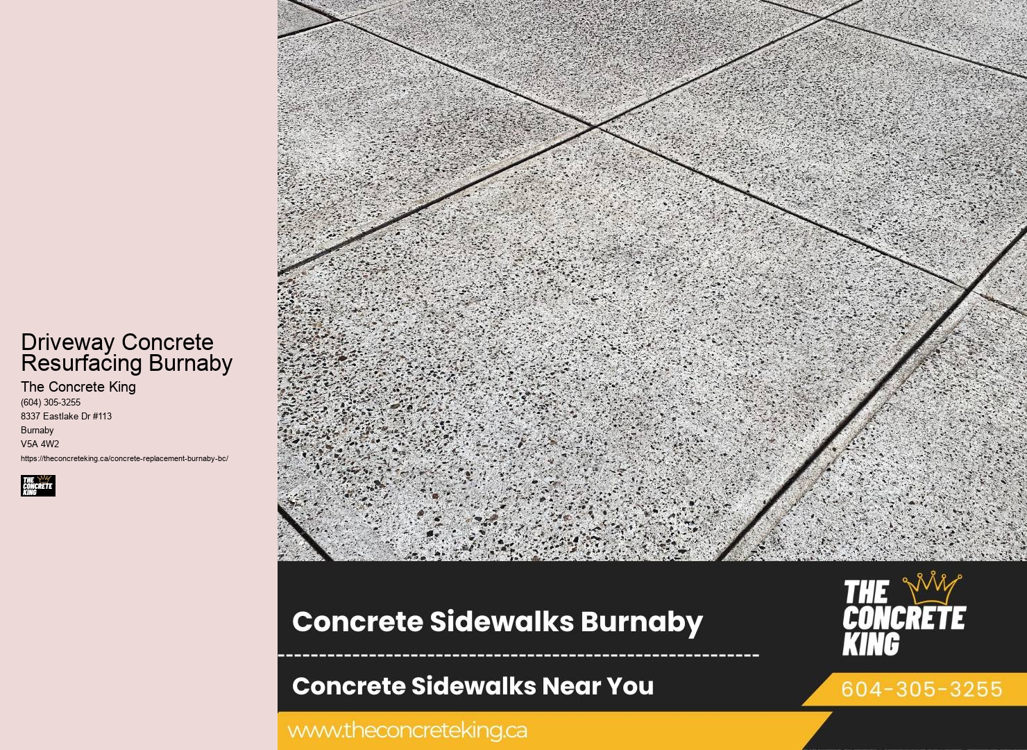 Driveway replacement financing Driveway Concrete Resurfacing Burnaby