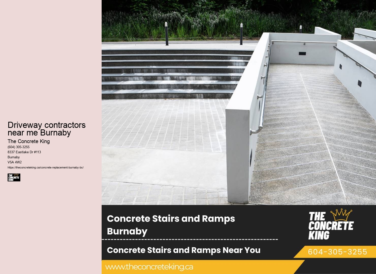 Driveway repair Driveway contractors near me Burnaby