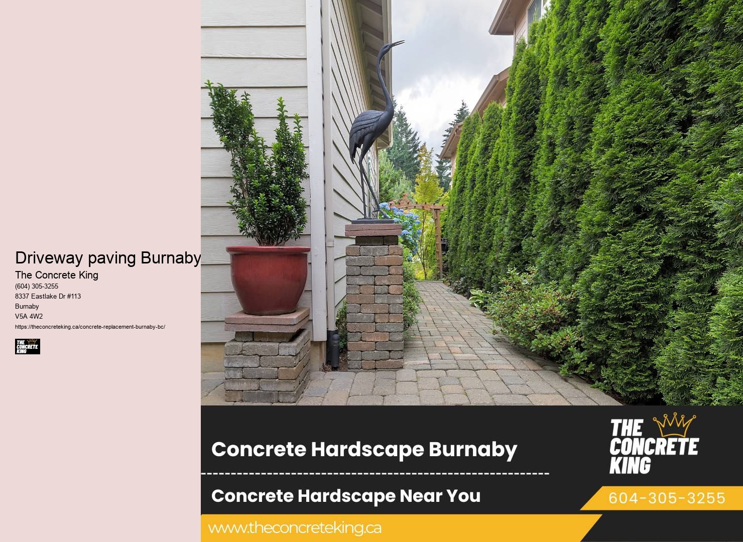 Commercial driveway services Driveway paving Burnaby