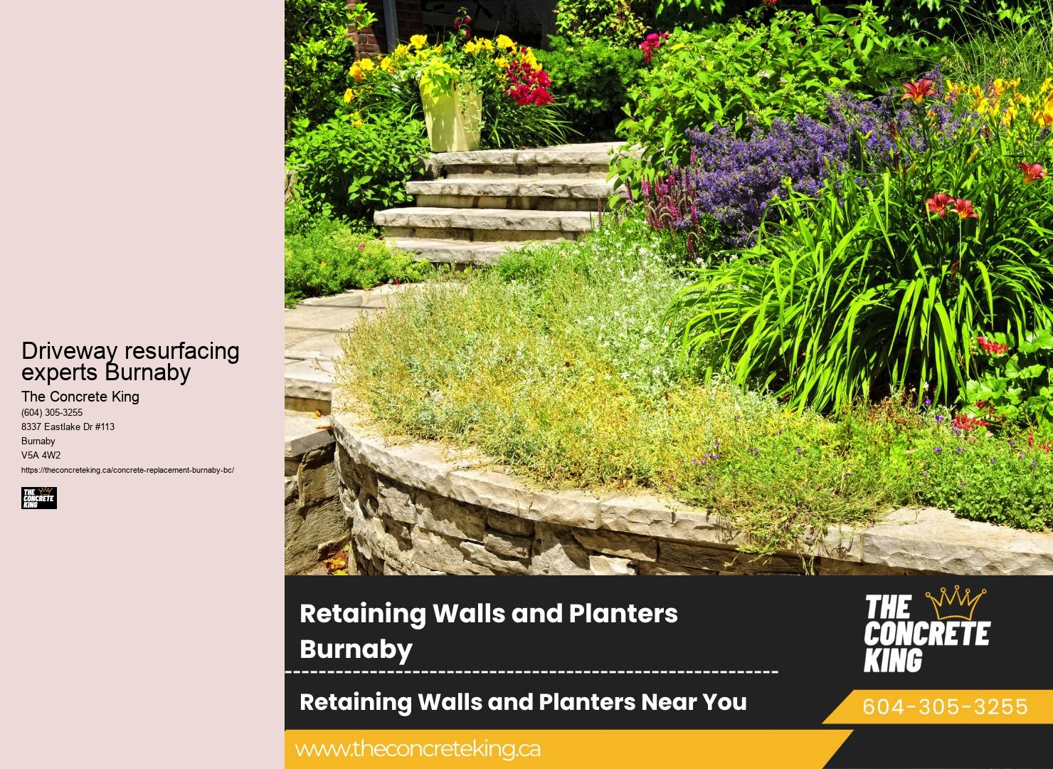 Low Maintenance Driveways Driveway resurfacing experts Burnaby
