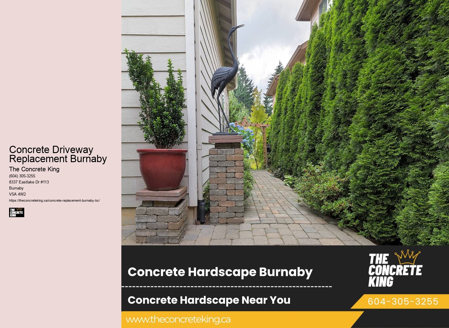 Concrete Driveway Replacement Burnaby driveway repair contractors