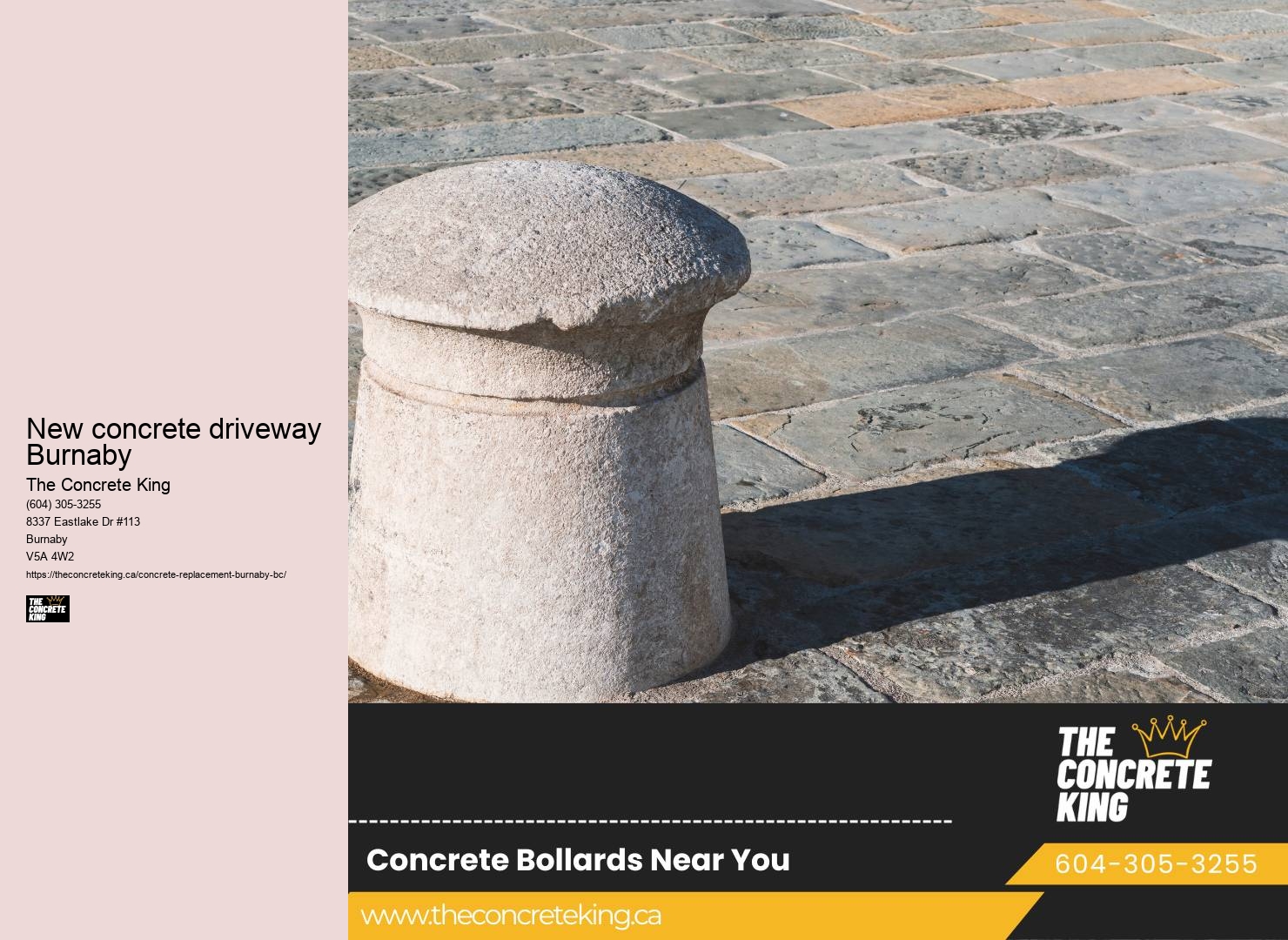 Driveway resurfacing experts New concrete driveway Burnaby