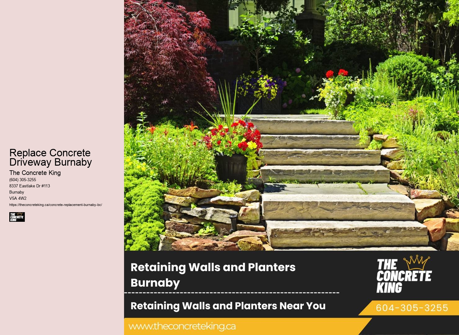Concrete driveway companies Replace Concrete Driveway Burnaby